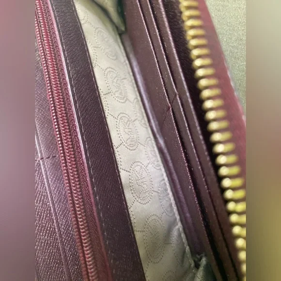 Michael Kors Burgundy Wallet - Picture 2 of 5